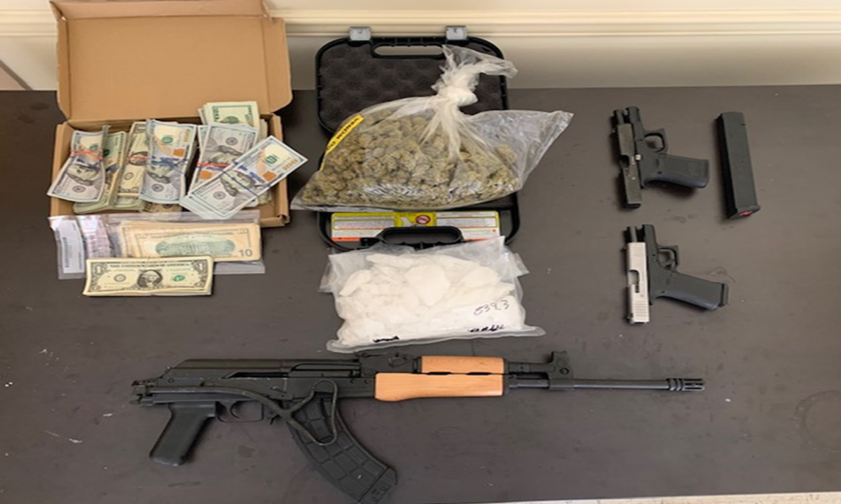 $75K, Firearms, and Marijuana Seized in Buena Park Chase That Spanned Two Counties