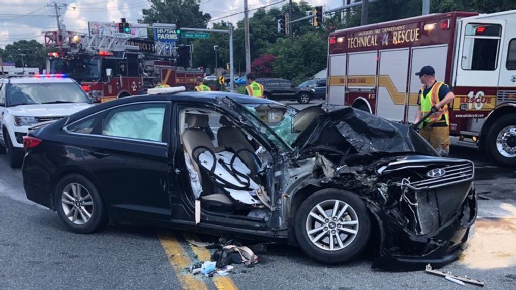 Emergency Crews Respond After SUV Smashes Into Bank in Lancaster County