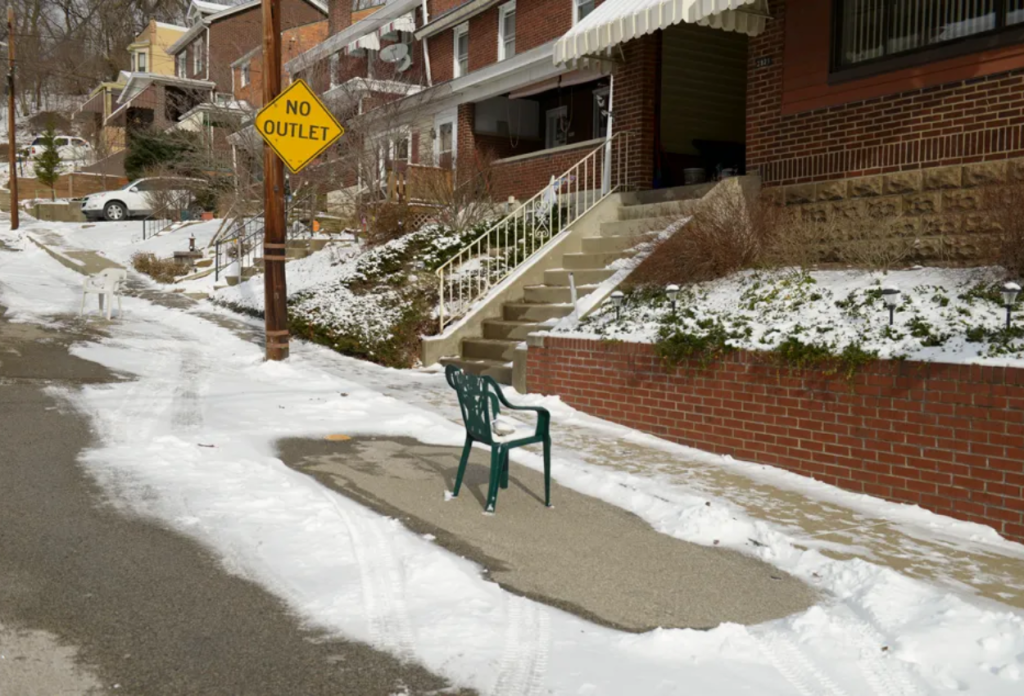 The Mysterious Pittsburgh Parking Chair