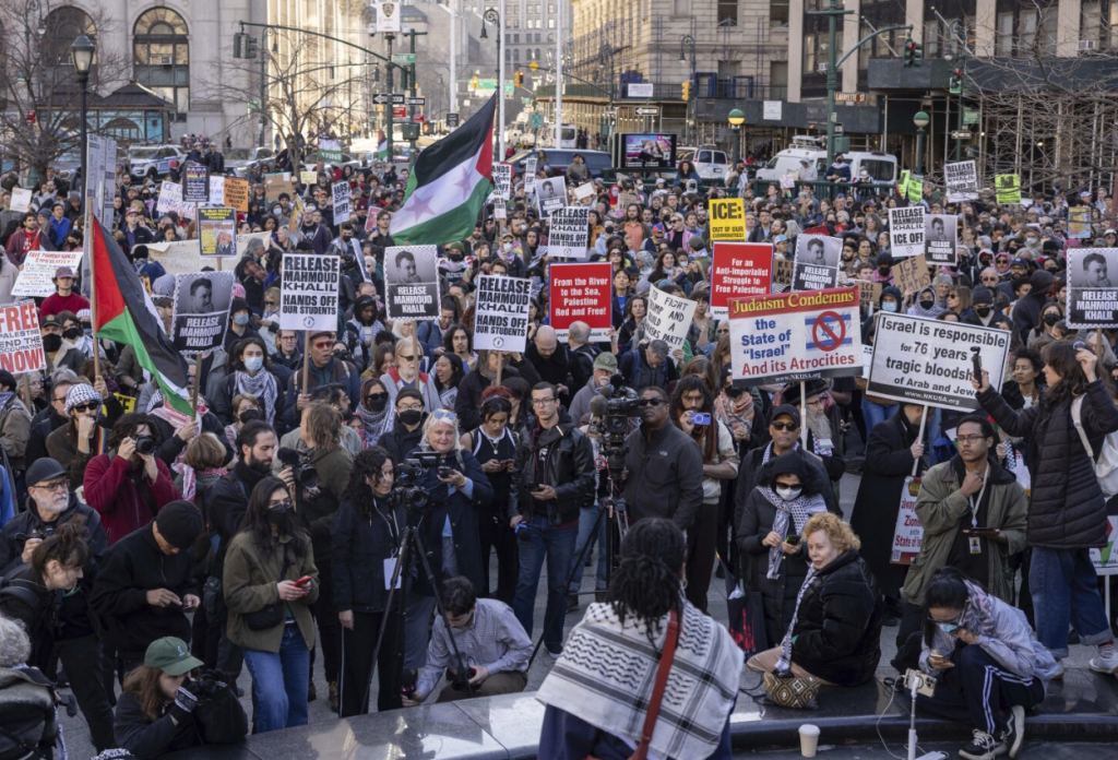 Trump Says Arrest of Palestinian Activist at Columbia Is "Just the Beginning"
