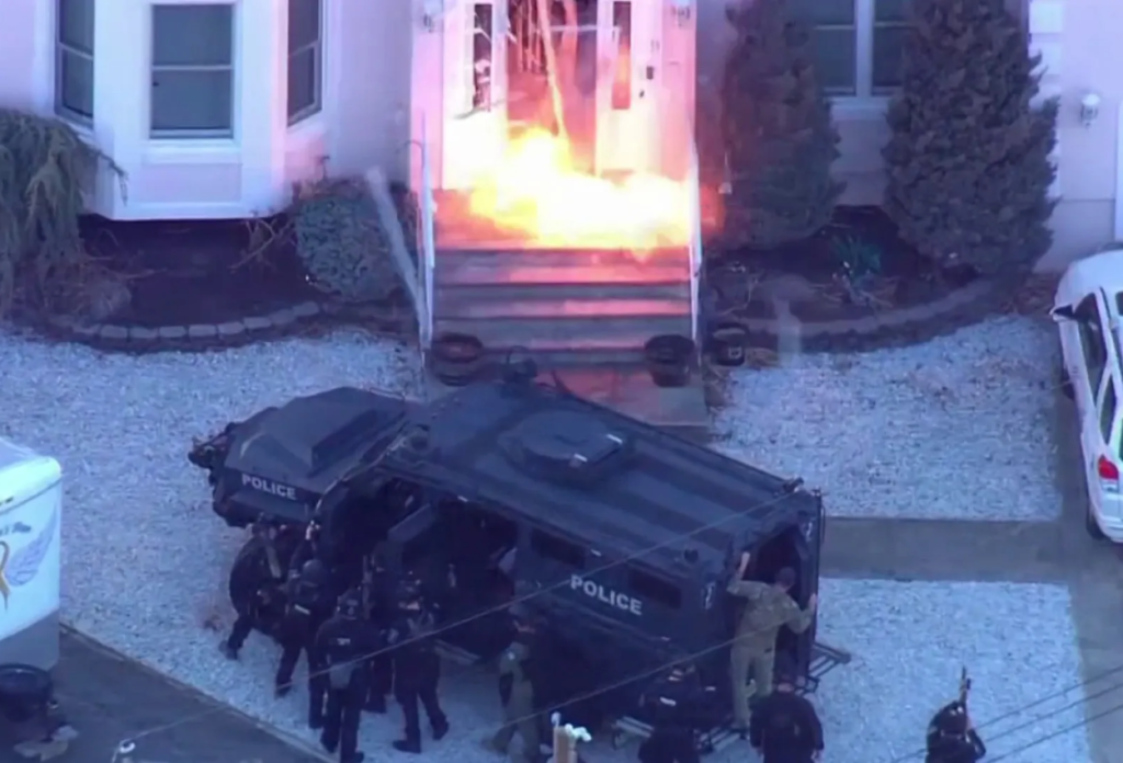 SWAT Team Storms the Home After Two-Hour Standoff